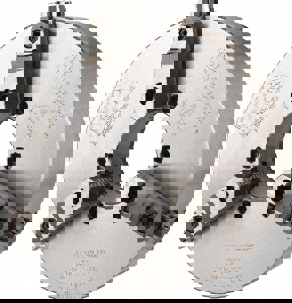 Self-Centering Manual Lathe Chuck: 3-Jaw, 12