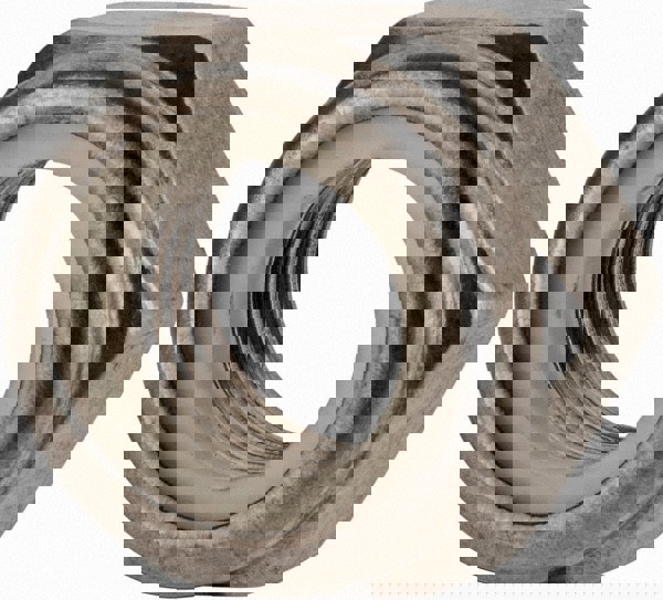 Hex Lock Nut: Insert, Nylon Insert, M16x2, Class 18-8/A2 Stainless Steel, Bright/Uncoated