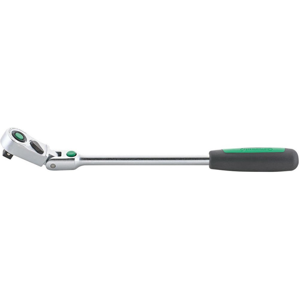 Ratchets; Tool Type: Quick-Release Ratchet; Reversible Ratchet ; Drive Size: 3/8 in ; Head Shape: Pear ; Head Style: Reversible; Flexible ; Material: Alloy Steel; Chrome ; Finish: Chrome-Plated