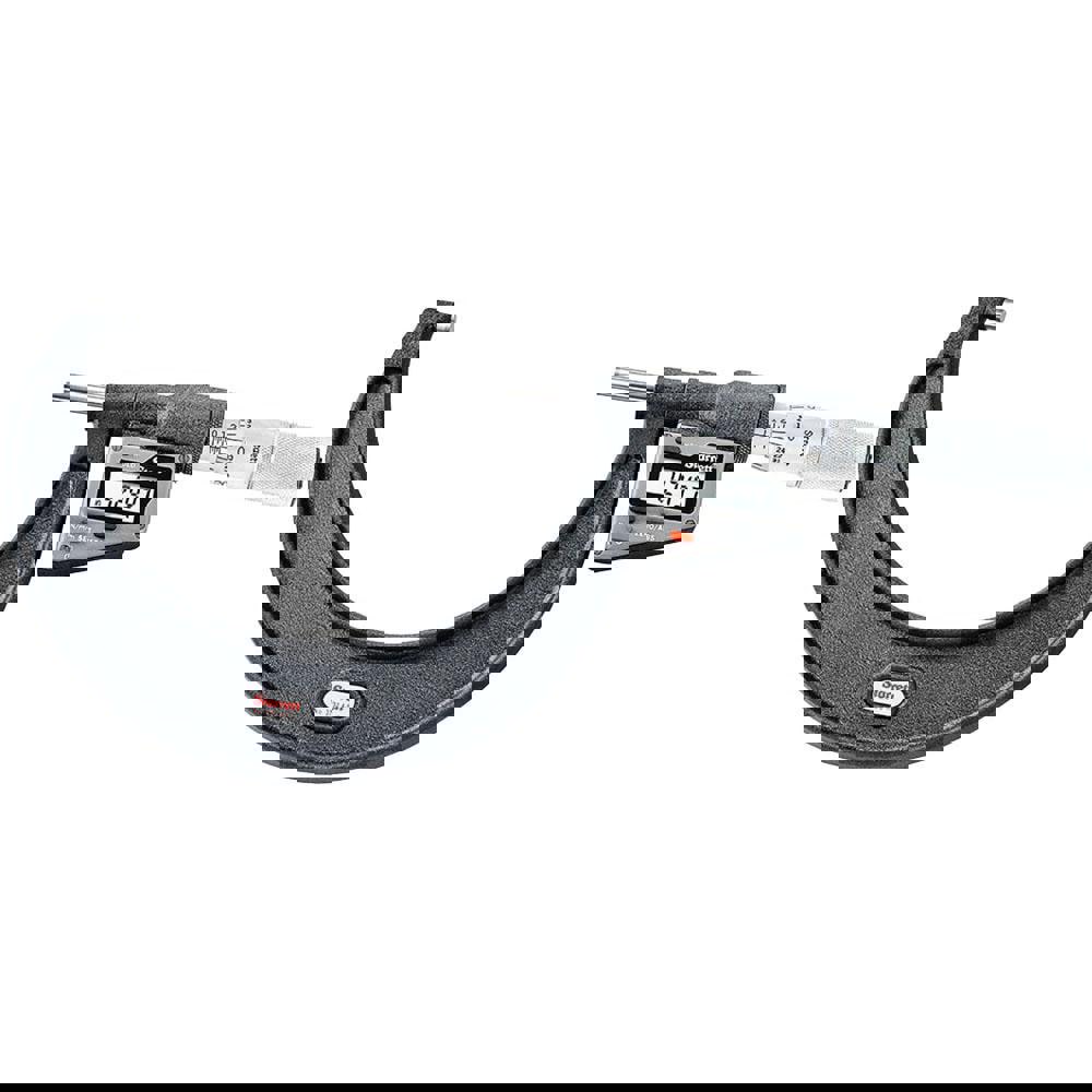 Electronic Outside Micrometer: 101 mm, Micro-Lapped Carbide Measuring Face