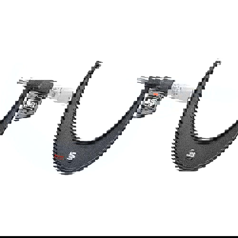Electronic Outside Micrometer: 127 mm, Micro-Lapped Carbide Measuring Face