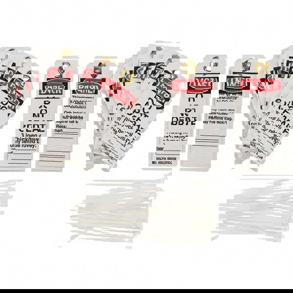 Do Not Operate Tag: Polyester, 