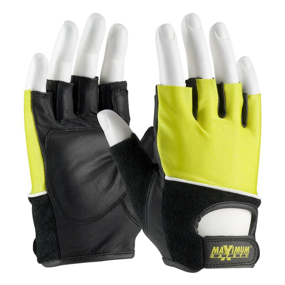 Work Gloves: MAXIMUM SAFETY 122-AV70, Size Small, Leather Lined, Leather, General Purpose
