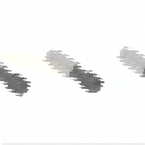 Spiral Point Tap: 1/4-28 UNF, 2 Flutes, Plug Chamfer, 3B Class of Fit, HSS, elektraLUBE Coated