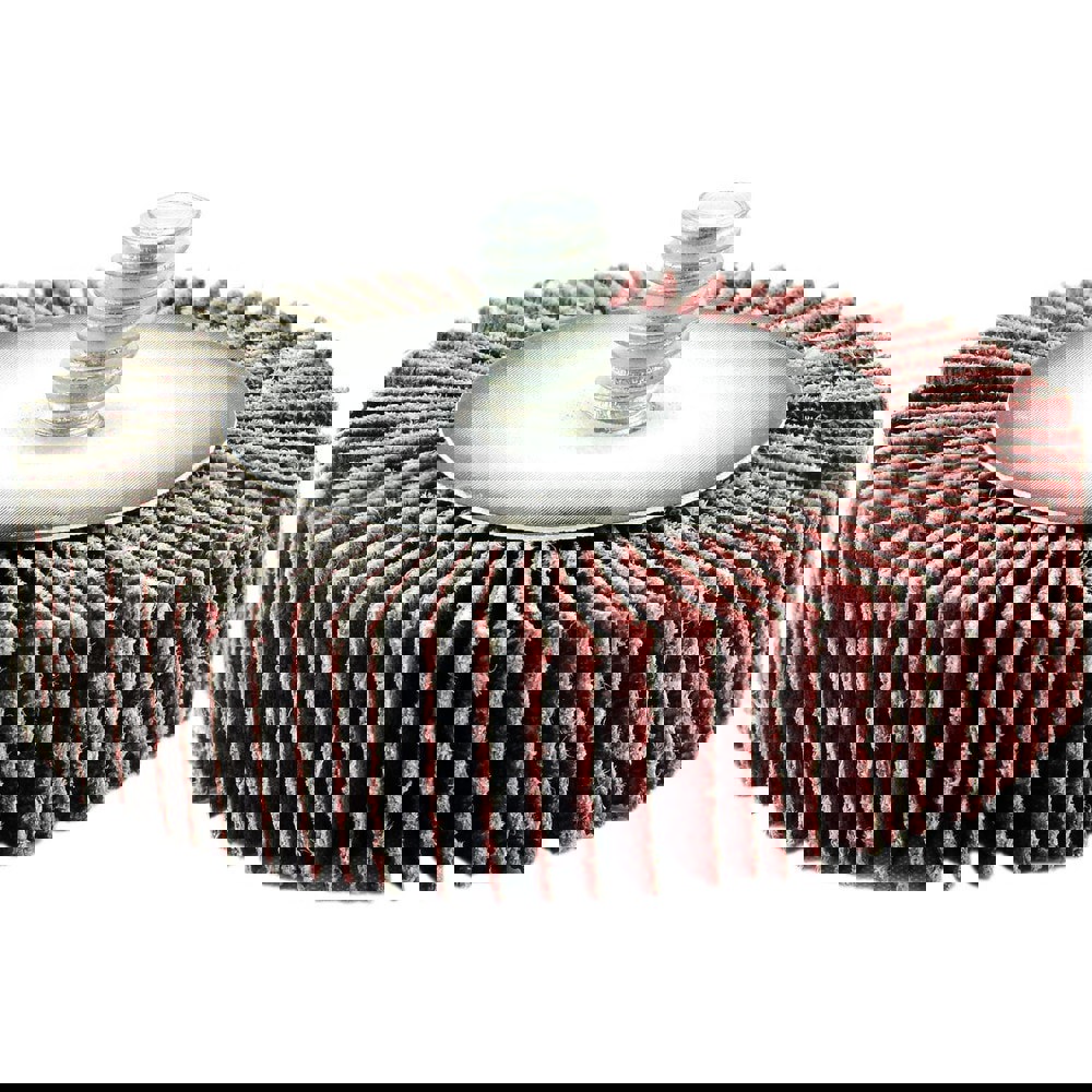 Mounted Flap Wheels; Mount Type: Shank ; Outside Diameter (Decimal Inch): 3 ; Face Width (Inch): 1/2 ; Abrasive Type: Coated ; Abrasive Material: Aluminum Oxide ; Grade: Coarse