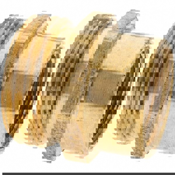 Garden Hose Adapter: Male Hose to Female Pipe, 3/4 x 1/2