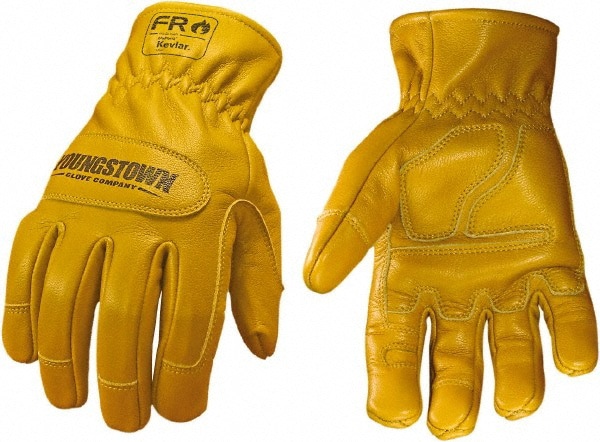 Size M, Leather or Synthetic Leather, Arc Flash Gloves