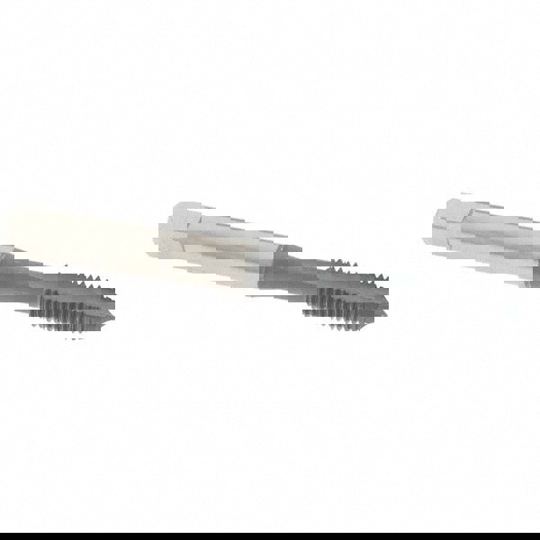 Spiral Point Tap: 1/4-28 UNF, 2 Flutes, Plug Chamfer, 2B Class of Fit, HSS, elektraLUBE Coated