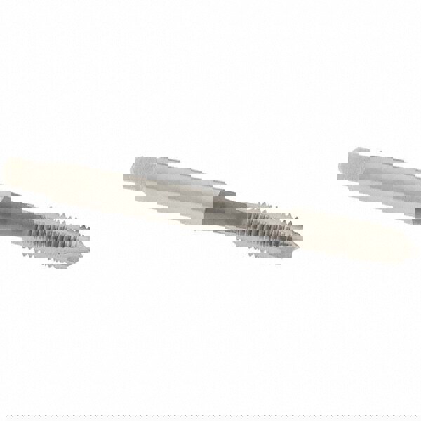 Spiral Point Tap: 1/4-28 UNF, 3 Flutes, Plug Chamfer, 2B Class of Fit, HSS, Bright/Uncoated Coated