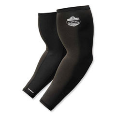 Personal Cooling & Heating Accessories; Type: Arm Sleeve ; Accessory Style: Evaporative Cooling Arm Sleeves ; Material: Spandex, Polyester ; Color: Black ; Connection Type: Slip-On ; Description: 6690 2XL Black Cooling Arm Sleeves Performance Knit Pair
