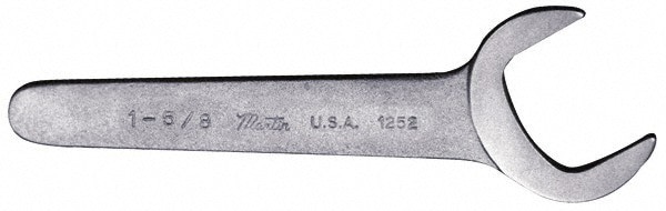 Service Open End Wrench: Single End Head, Single Ended