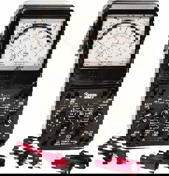 Analog & Manual Ranging Multimeter: 1,000 VAC/VDC