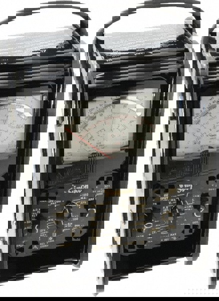 Analog & Manual Ranging Multimeter: 1,000 VAC/VDC