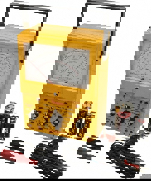 Analog & Manual Ranging Multimeter: 1,000 VAC/VDC