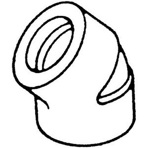 1-1/4 FS 3000# SW 45 ELL