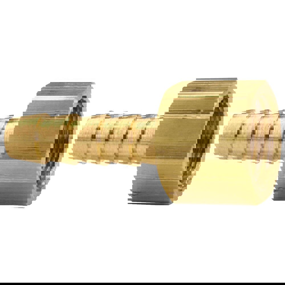 Barbed Hose Fittings; Fitting Type: Female Swivel; Hose Barb ; Material: Brass ; Thread Standard: NPSM ; Thread Size: 1/8 ; End Connection: Hose Barb x Female Swivel Ball-End ; Hose Inside Diameter (Inch): 3/16