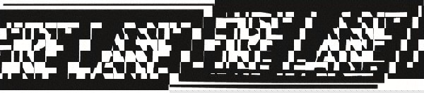 Facility Stencils; Stencil Type: Message Only ; Character Height: 12in ; Overall Height: 18in ; Thickness: 0.0150in