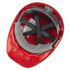 Hard Hat Sweatband: Cotton, Gray