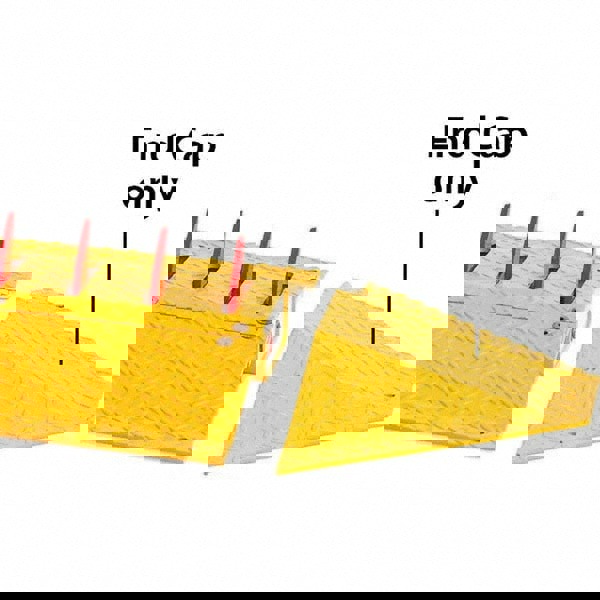 Speed Bumps, Parking Curbs & Accessories; Material: Steel ; Overall Height: 2in