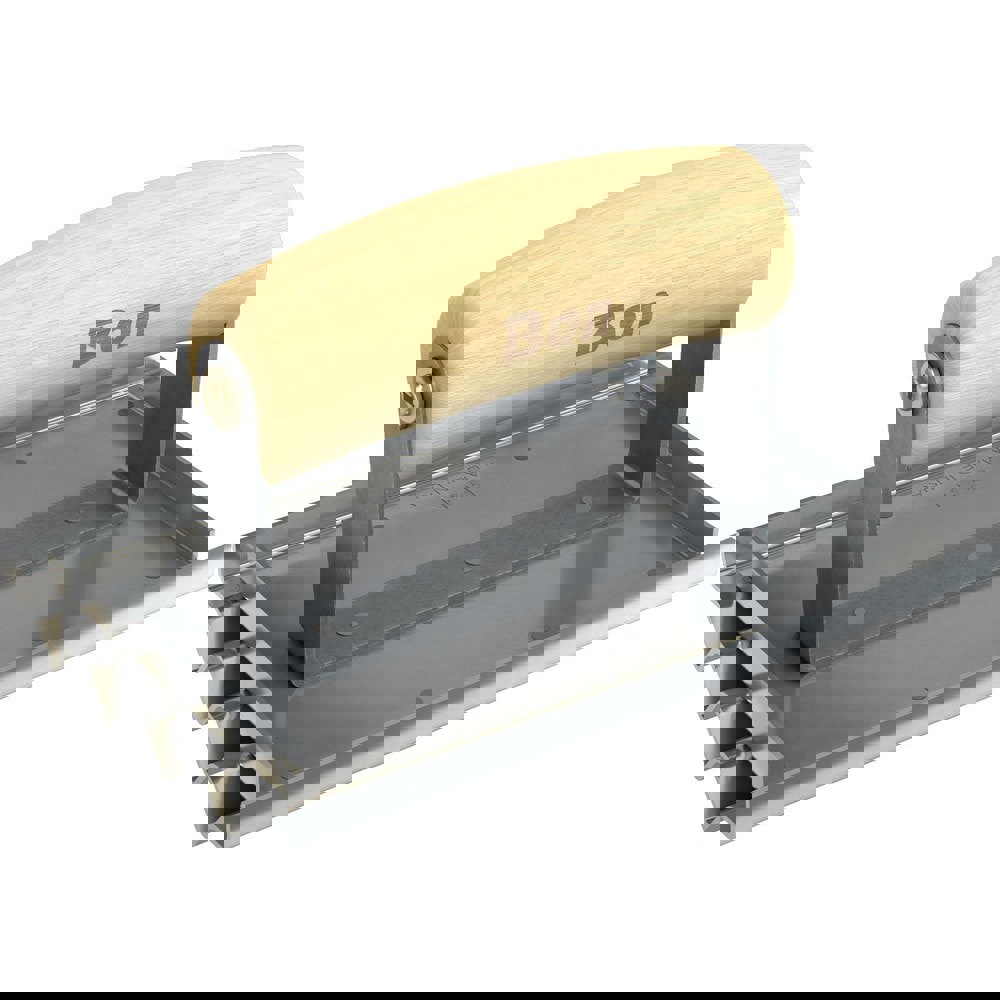 Trowels; Trowel Type: Hand Groover ; Blade Type: V-Notch ; Blade Material: Steel ; Handle Material: Wood