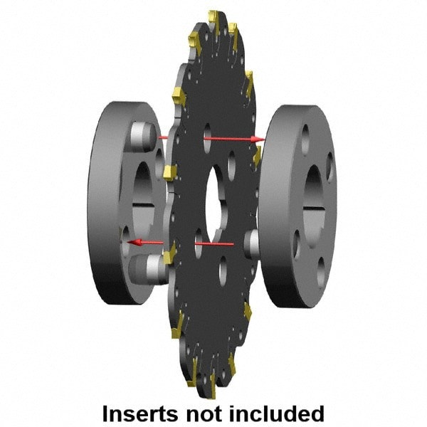 Indexable Slotting Cutter: 3.2 mm Cutting Width, 4