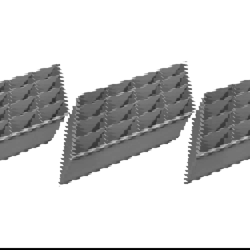 Small Parts Boxes & Organizers; Width (Inch): 11-15/16 ; Depth (Inch): 18-1/16 ; Height (Inch): 2-31/32 ; Number Of Compartments: 16 ; Height (Decimal Inch): 2.9687 ; Type: Compartment Box