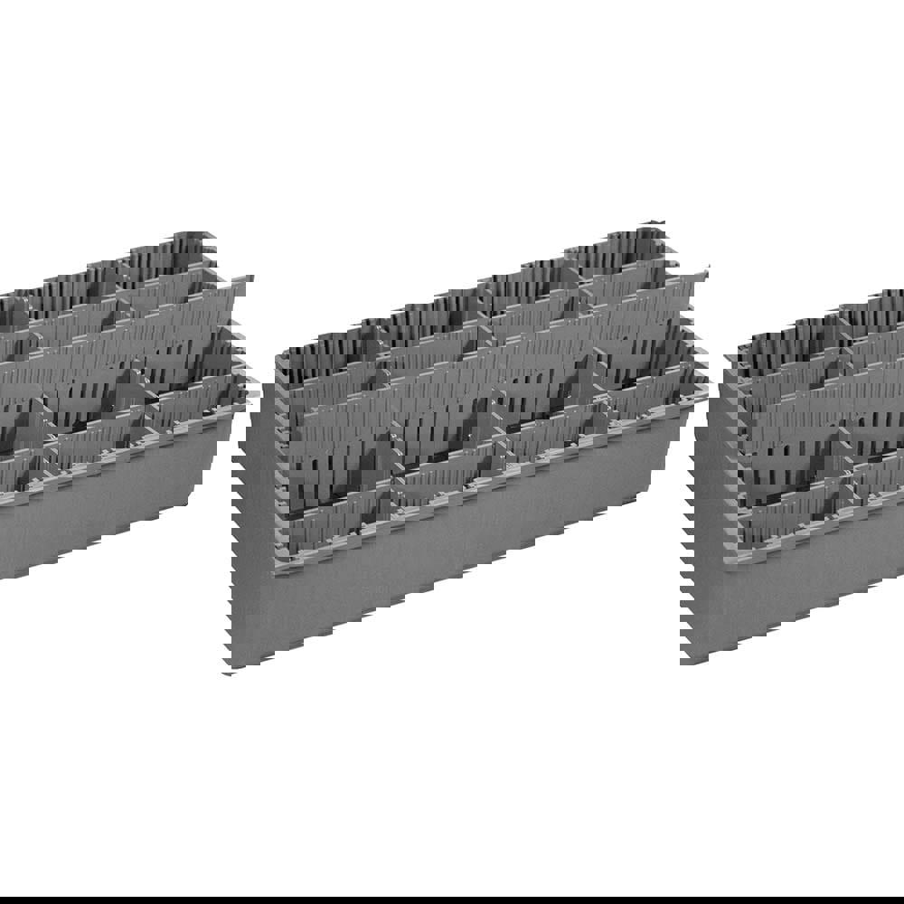 Small Parts Boxes & Organizers; Width (Inch): 11-15/16 ; Depth (Inch): 18-1/16 ; Height (Inch): 2-31/32 ; Number Of Compartments: Adjustable ; Height (Decimal Inch): 2.9687 ; Type: Compartment Box