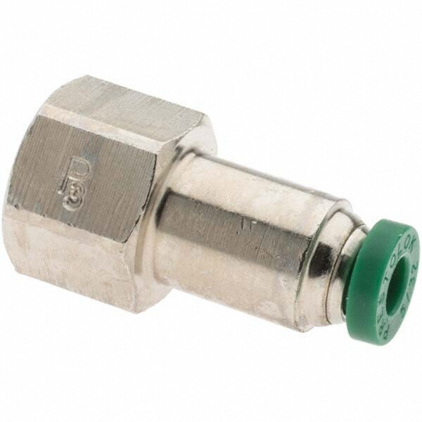 Push-To-Connect Tube to Female & Tube to Female NPT Tube Fitting: 1/8