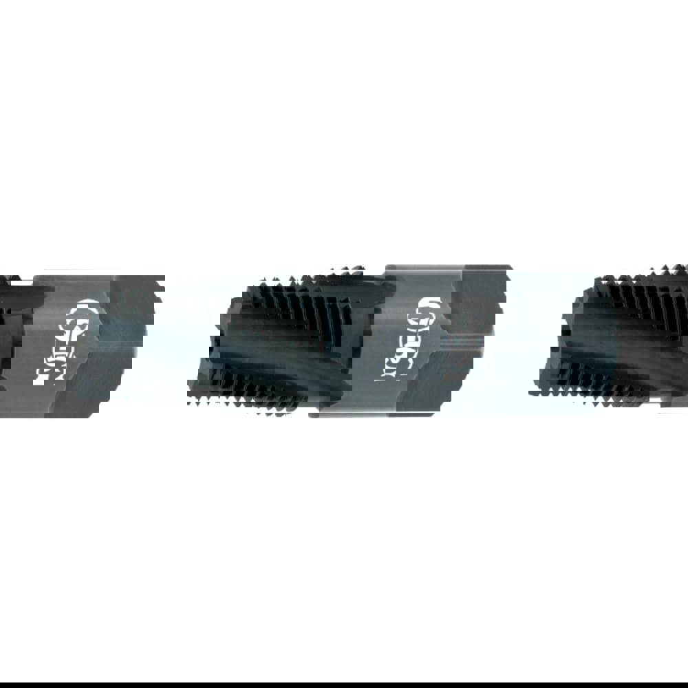 1/2-14 NPT, 15&deg; Helix, 4 Flutes, Bottoming Chamfer, Bright Finish, High Speed Steel, Spiral Flute Pipe Tap