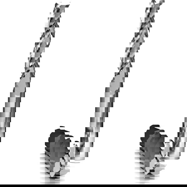 Square End Mill: 3/8'' Dia, 1-1/2'' LOC, 3/8'' Shank Dia, 4'' OAL, 3 Flutes, Solid Carbide