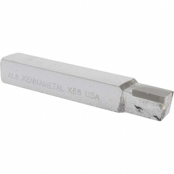 Single Point Tool Bit: K68 Solid Carbide Tipped, LH, AL, Square Shoulder Turning