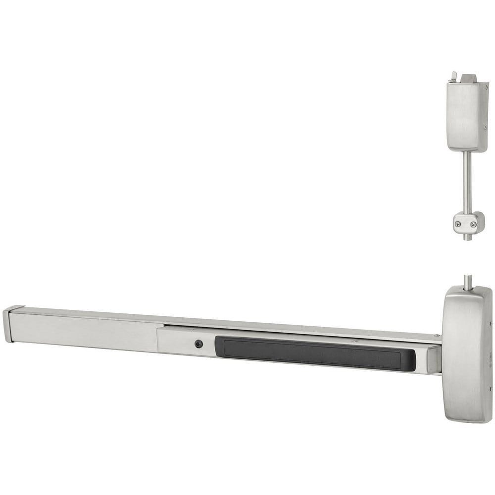 Vertical Bars; Type: Surface Vertical Rod ; Rating: Fire Rated ; Hand: Left Hand Reverse ; Minimum Door Width: 3.58 (Inch); Maximum Door Width: 4.000 (Inch); Grade: 1