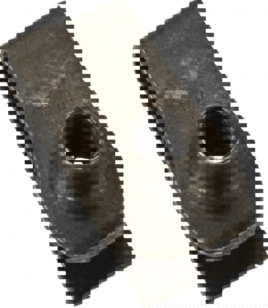 M6x1.00 Screw, 0.34 to 4mm Thick, Spring Steel Extruded Tapped Hole U Nut