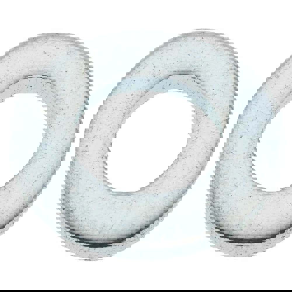 M7 Screw Standard Flat Washer: Steel, Zinc-Plated