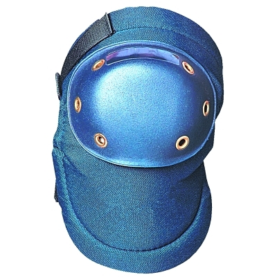 Knee Pad: 2 Strap, Polyester Cap, Hook & Loop Closure, Universal