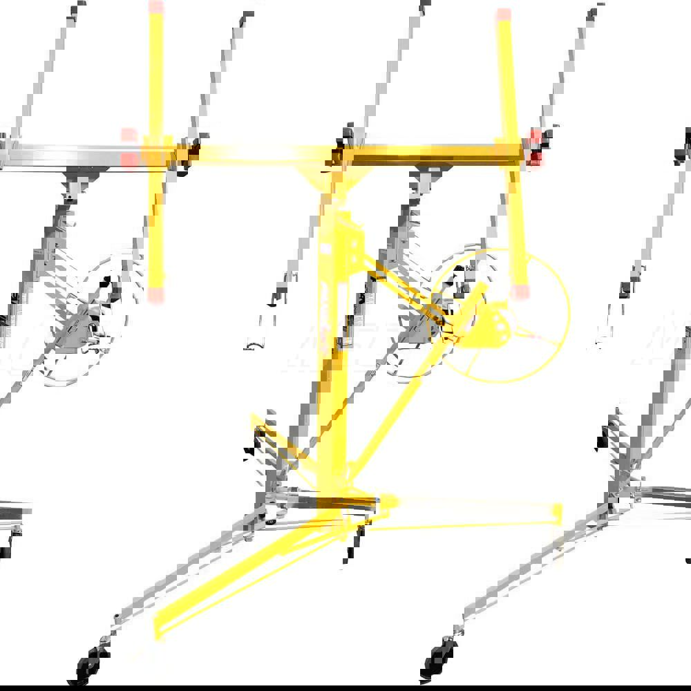 Panel Lifts; LiftType: Drywall ; Drive Type: None ; Maximum Height: 132 (Inch); Panel Size: 4x16 ; Load Capacity: 150 ; Material: Steel