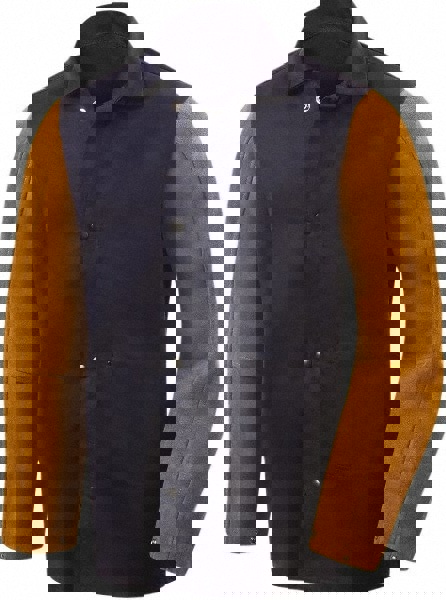 Jacket: Size X-Large, Cotton & Leather