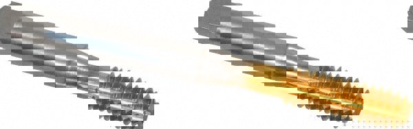 Thread Forming Tap: 1/4-20 UNC, 2/3B Class of Fit, Bottoming, High Speed Steel, TiN Coated