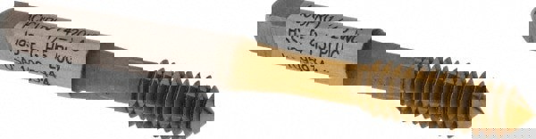 Thread Forming Tap: 1/4-20 UNC, Plug, Powdered Metal High Speed Steel, TiN Coated