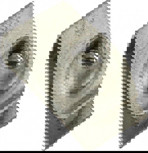 M6x1.00 Screw, 3.4 to 6.3mm Thick, Spring Steel Extruded Tapped Hole U Nut