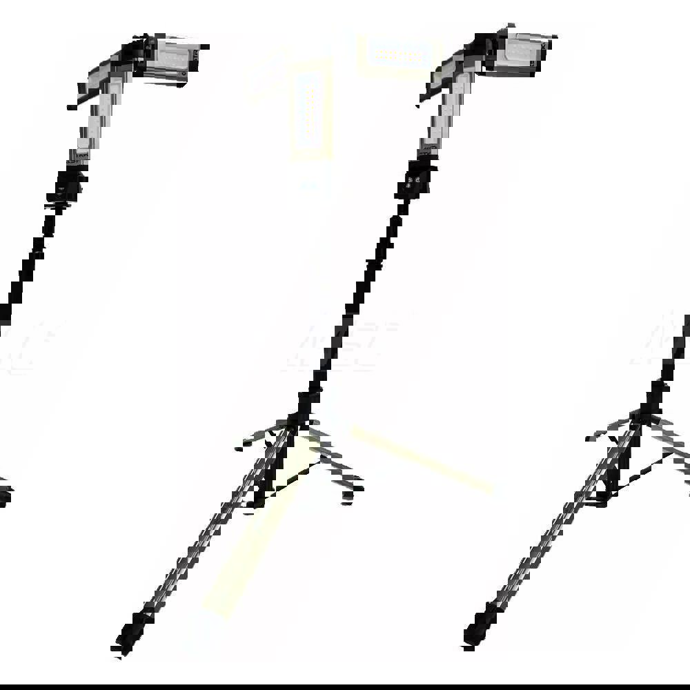 Task Light: LED, Ball Joint & Gooseneck Arm, Base, Black