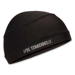 Skull Cap: Size Universal, Black, Anti-Odor Treatment, Instant Cooling Relief, Low-Profile, Machine Washable, Moisture Wicking
