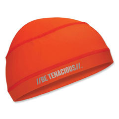 Skull Cap: Size Universal, Orange, Anti-Odor Treatment, Instant Cooling Relief, Low-Profile, Machine Washable, Moisture Wicking