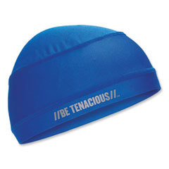 Skull Cap: Size Universal, Blue, Anti-Odor Treatment, Instant Cooling Relief, Low-Profile, Machine Washable, Moisture Wicking
