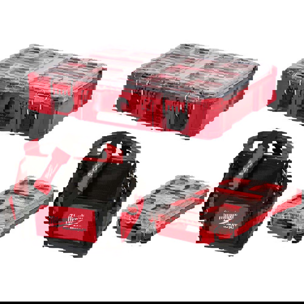 Small Parts Boxes & Organizers; Product Type: Organizer ; Lock Type: Latch ; Width (Inch): 15 ; Depth (Inch): 19-49/64 ; Number of Dividers: 10 ; Height (Inch): 4-39/64