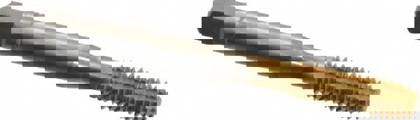 Thread Forming Tap: 1/4-20 UNC, 2B Class of Fit, Bottoming, Powdered Metal High Speed Steel, TiN Coated