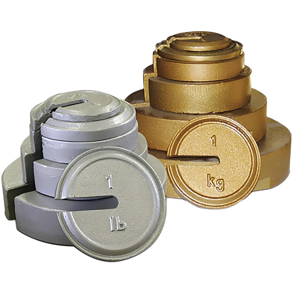 Scale Scoops, Scale Calibration Masses & Scale Accessories; Nominal Mass: 20lb ; Material: Cast Iron ; Class: ASTM Class 6 ; Capacity: 20.000 ; Shape: Slotted