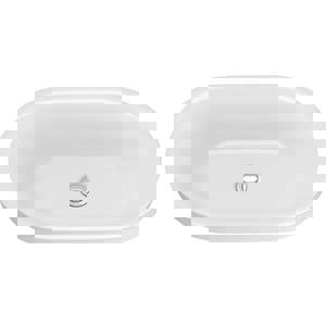 22-1/2 x 14 in. Oval Drop-in Bathroom Sink in White