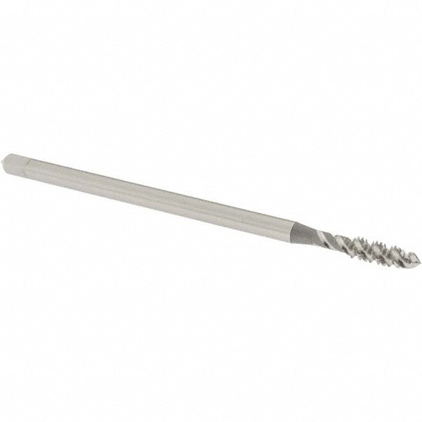 Extension Tap: 10-24, 3 Flutes, H3, Bright/Uncoated, High Speed Steel, Spiral Flute