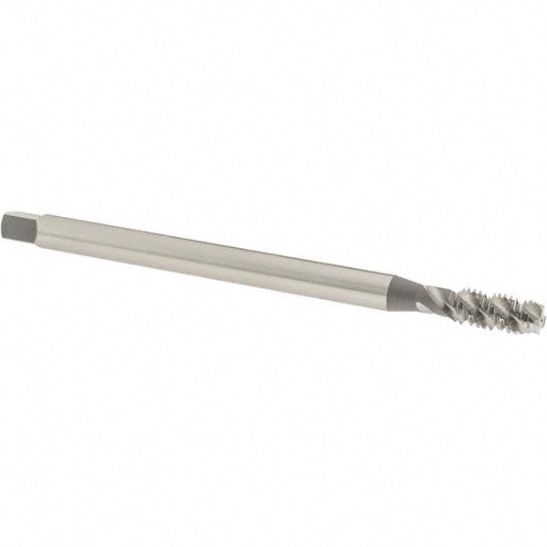 Extension Tap: 3/8-16, 3 Flutes, H3, Bright/Uncoated, High Speed Steel, Spiral Flute